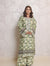 2 Piece - Floral Green Bana Doria Suit | ZB1019-SM