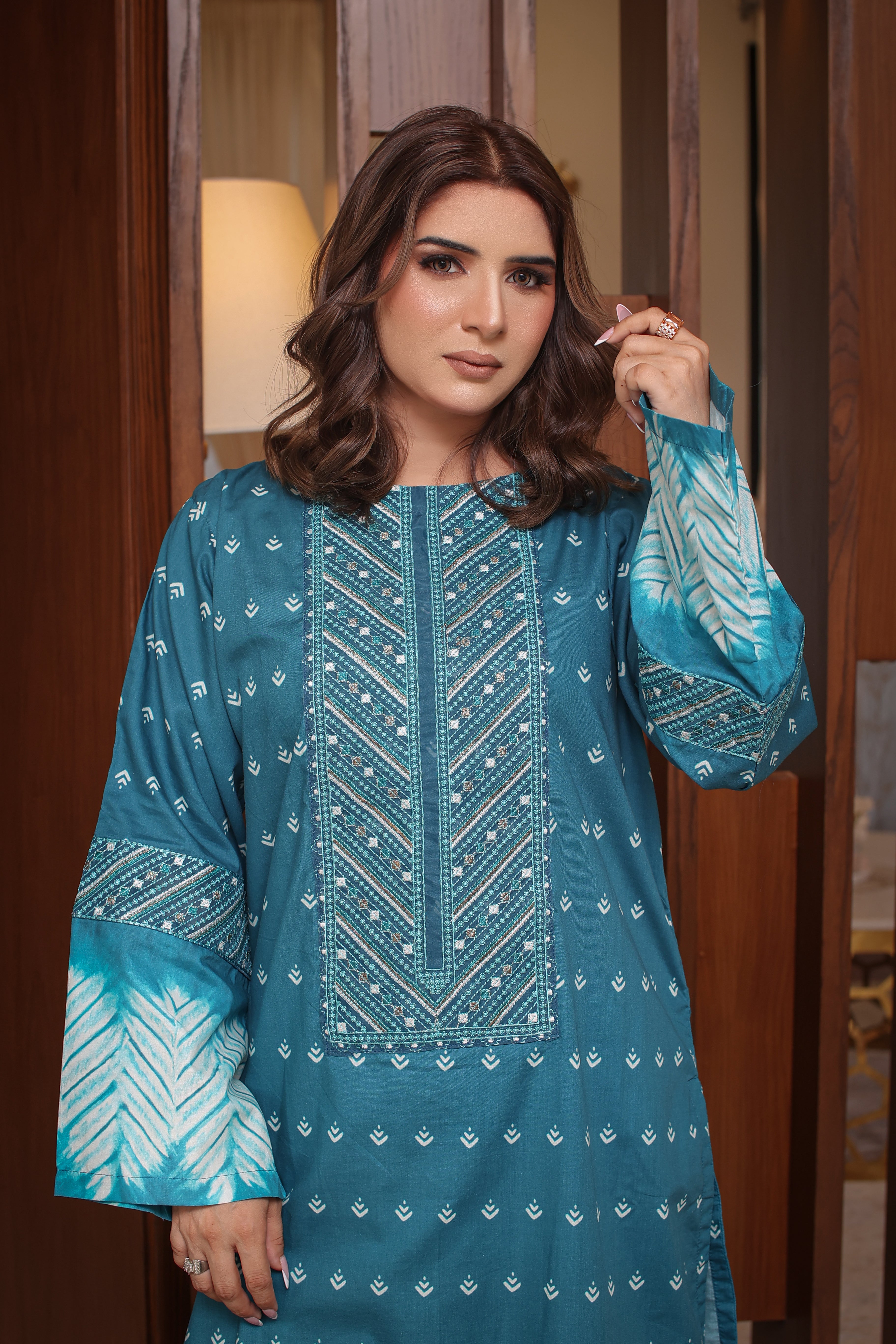 2 Piece - Zink Colour Soft Cotton Lawn Suit | ZB1001-SM