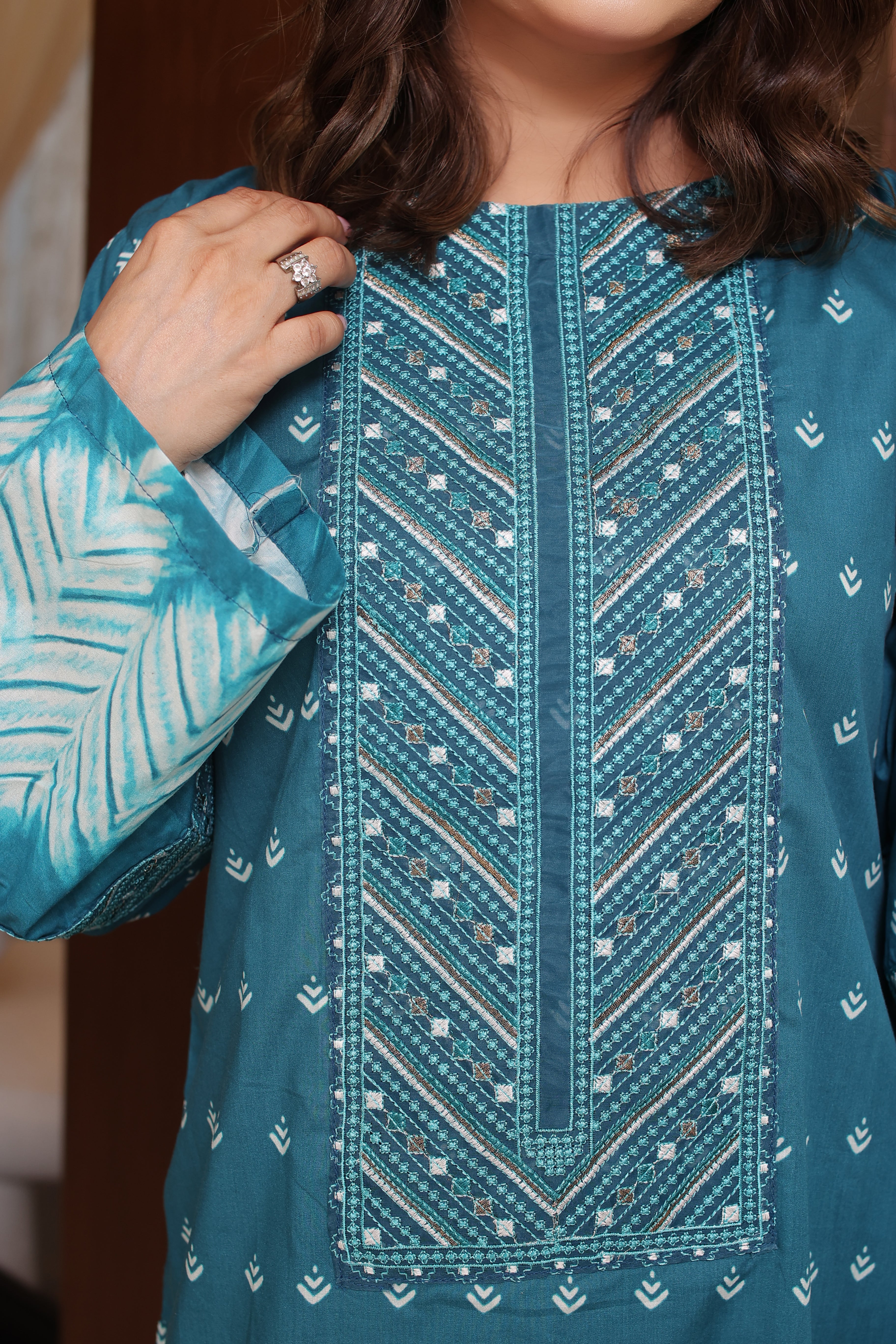 2 Piece - Zink Colour Soft Cotton Lawn Suit | ZB1001-SM