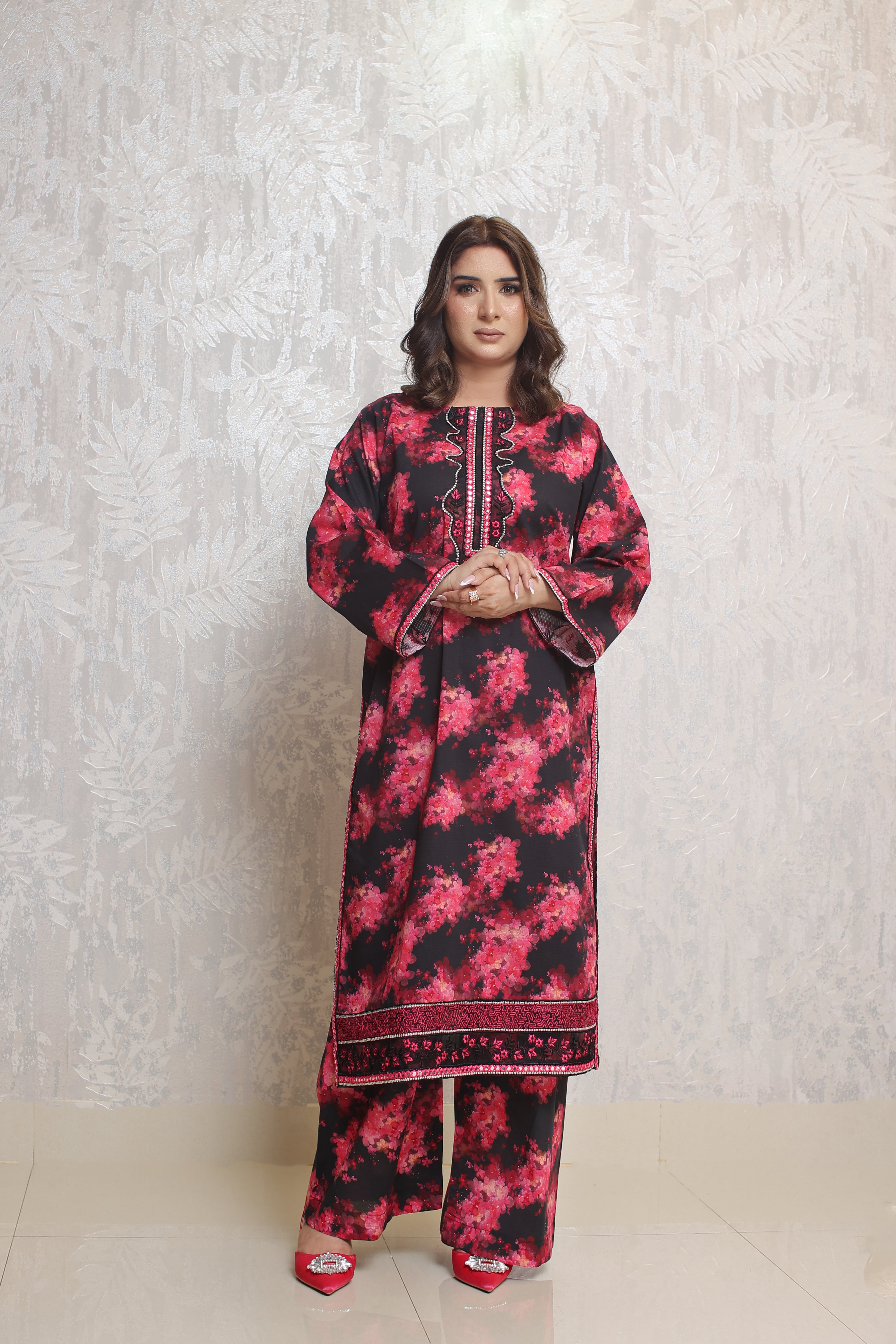 2 Piece - Black Merchanda Colour Soft Cotton Bandoria | ZB1007-SM