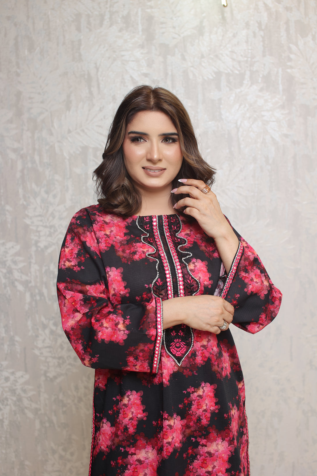2 Piece - Black Merchanda Colour Soft Cotton Bandoria | ZB1007-SM