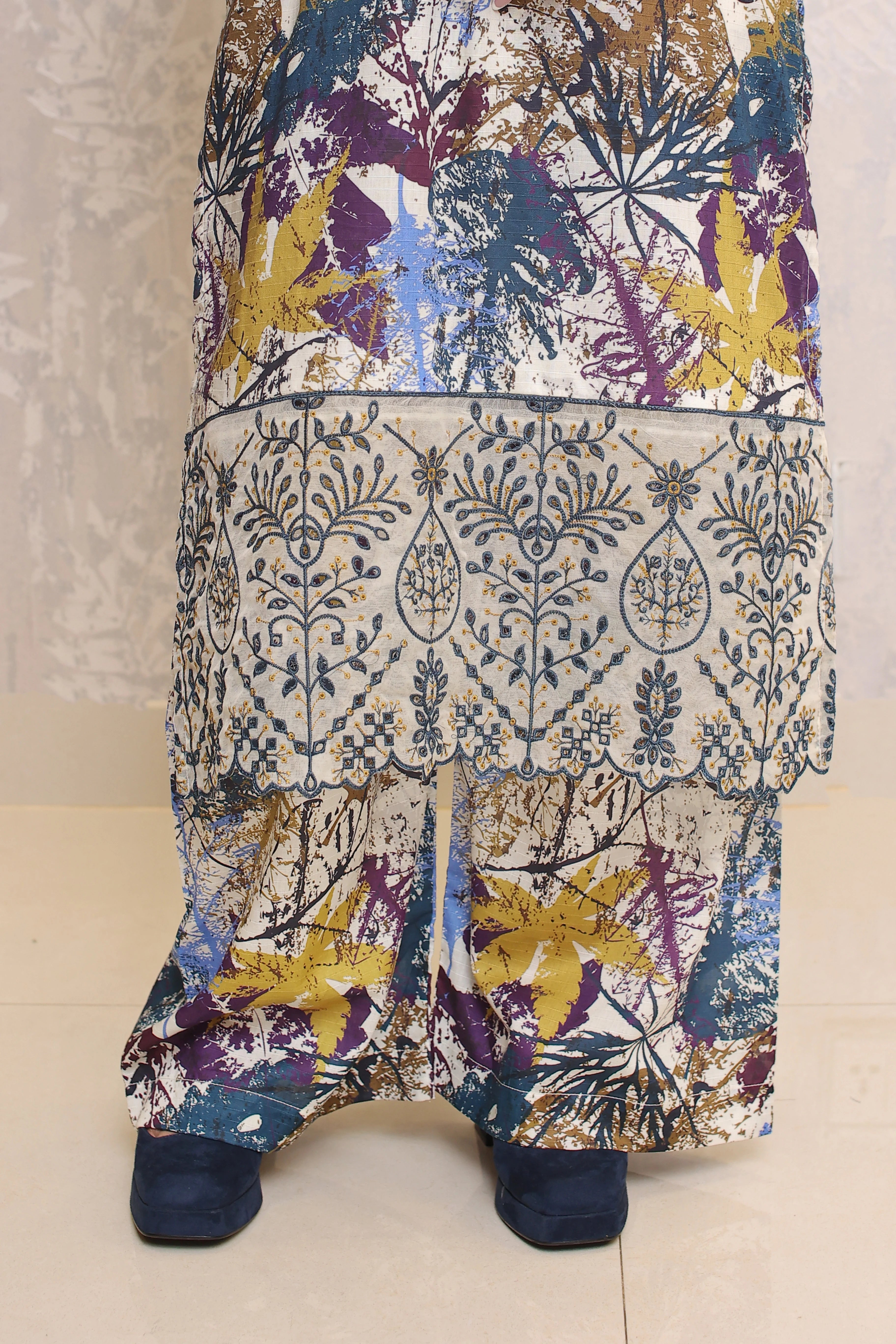 2 Piece - Multi Color Printed Soft Lawn Suit | ZB1020-SM